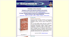 Desktop Screenshot of ekonyvcentrum.hu